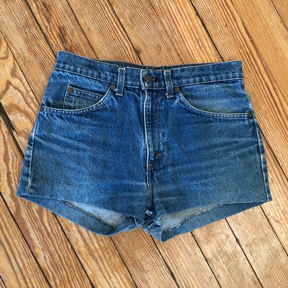 Vintage Levi's orange tab denim cutoff shorts